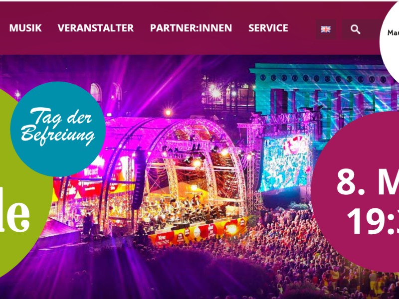 16. April 2026: Terminvorschau: Fest der Freude – am 8. Mai 2026 am Wiener&nbsp;Heldenplatz