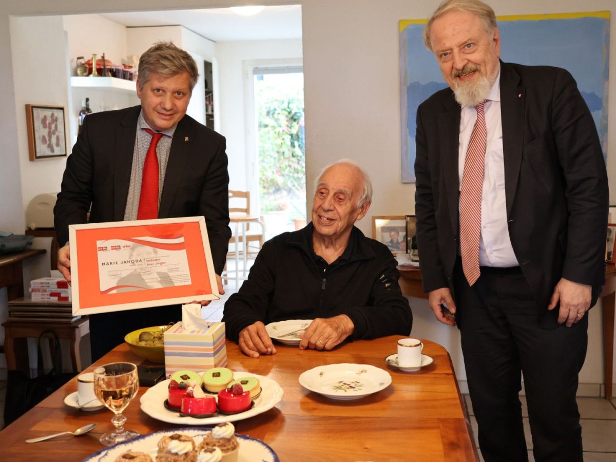 22. Oktober 2025: Jean Ziegler mit dem 4. Marie-Jahoda-Preis für herausragende wissenschaftliche Erkenntnisse&nbsp;geehrt