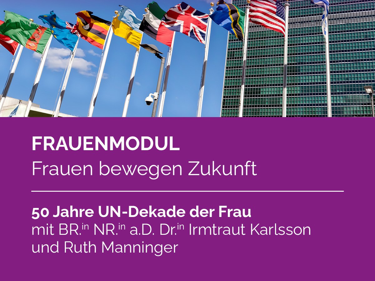 19. Jänner 2026: Anmeldung zu Feministische Veranstaltungen der Wiener Bildungsakademie „50 Jahre UN-Dekade der Frau“ am 7.&nbsp;April