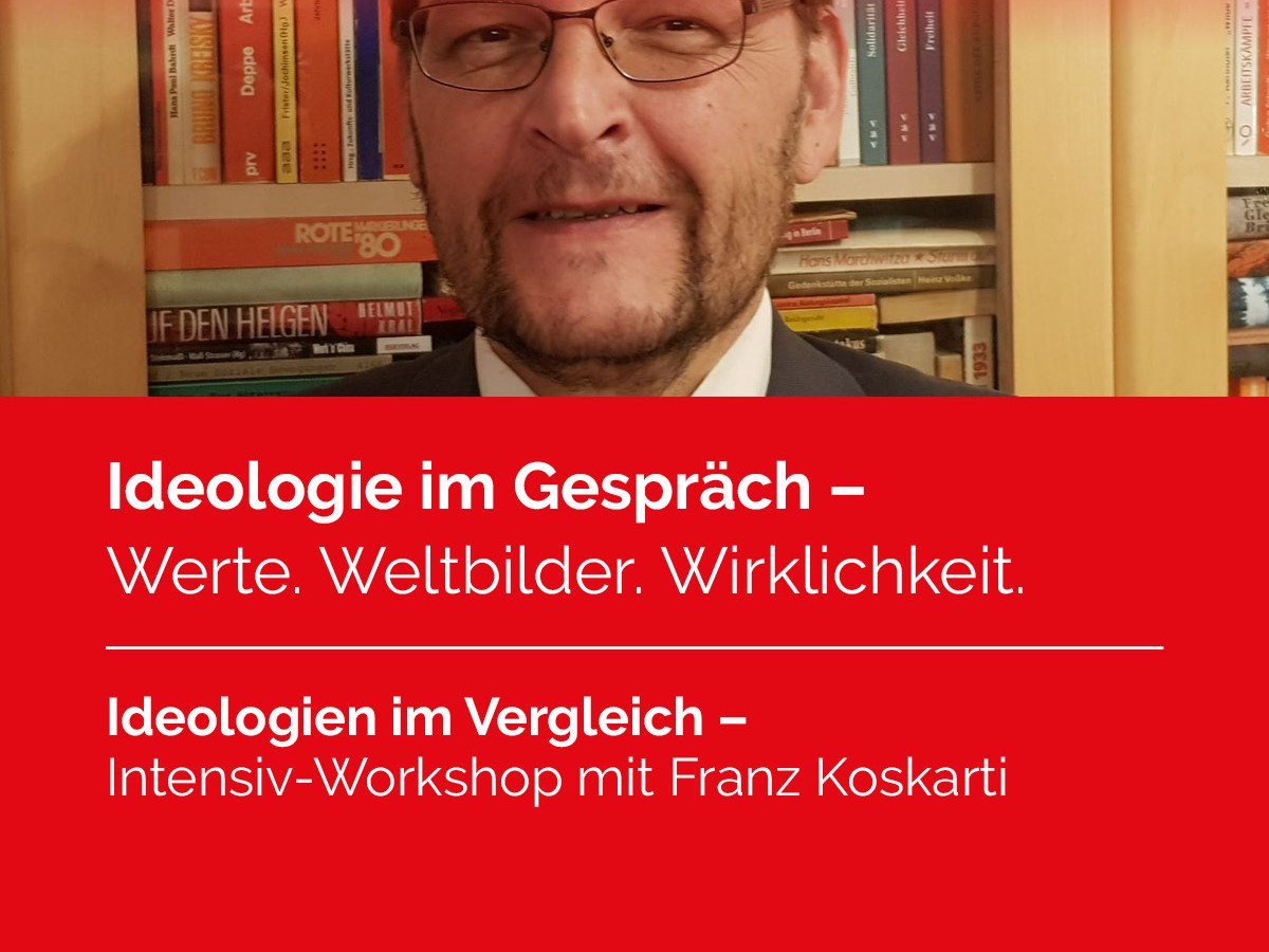 17. Jänner 2026: Ideologie im Gespräch: Werte. Weltbilder.&nbsp;Wirklichkeit.