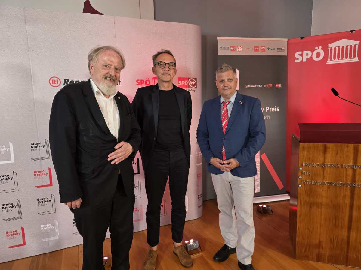 3. Juli 2026: SPÖ-Bundesbildung bei der Verleihung des Bruno-Kreisky-Preises für das politische&nbsp;Buch