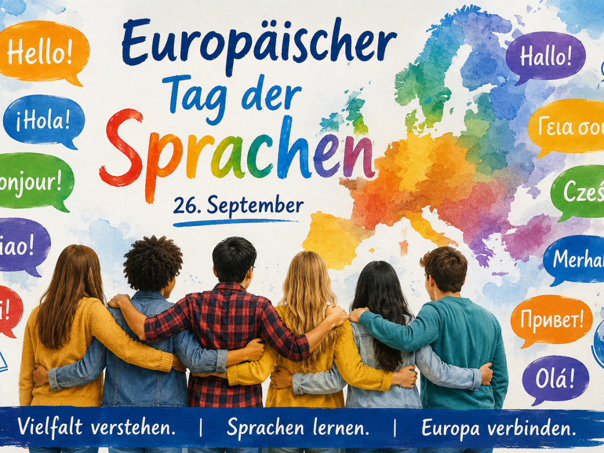 26. September 2026: European Day of Languages – Europäischer Tag der Sprachen – Vielfalt verstehen, Europa&nbsp;verbinden
